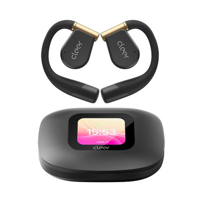 cleer2024[郎朗推荐]ARC3恒星黑不入耳开放式杜比声空间音频AI智能无线蓝牙耳机 运动版