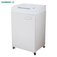 三木(SUNWOOD)822碎纸机 大型碎纸机 大功率高效率 电动办公可碎22张 40分钟 52L 单次22张