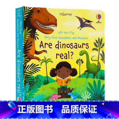 [正版]Usborne问与答系列 恐龙真的存在吗 英文原版绘本 Lift-the-flap Questions and