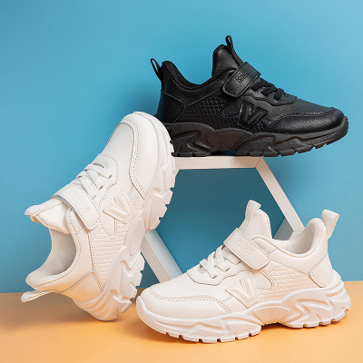 儿童跑步鞋男女童魔术贴_705