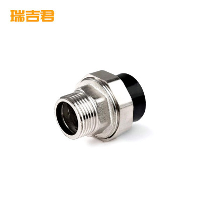 瑞吉君 PE外丝活接 50*1.5寸 个