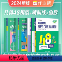 [3本套装]几何48模型+数学函数+几何辅助线 初中通用 [正版]2024初中几何48模型辅助线中考数学函数初中几何模型
