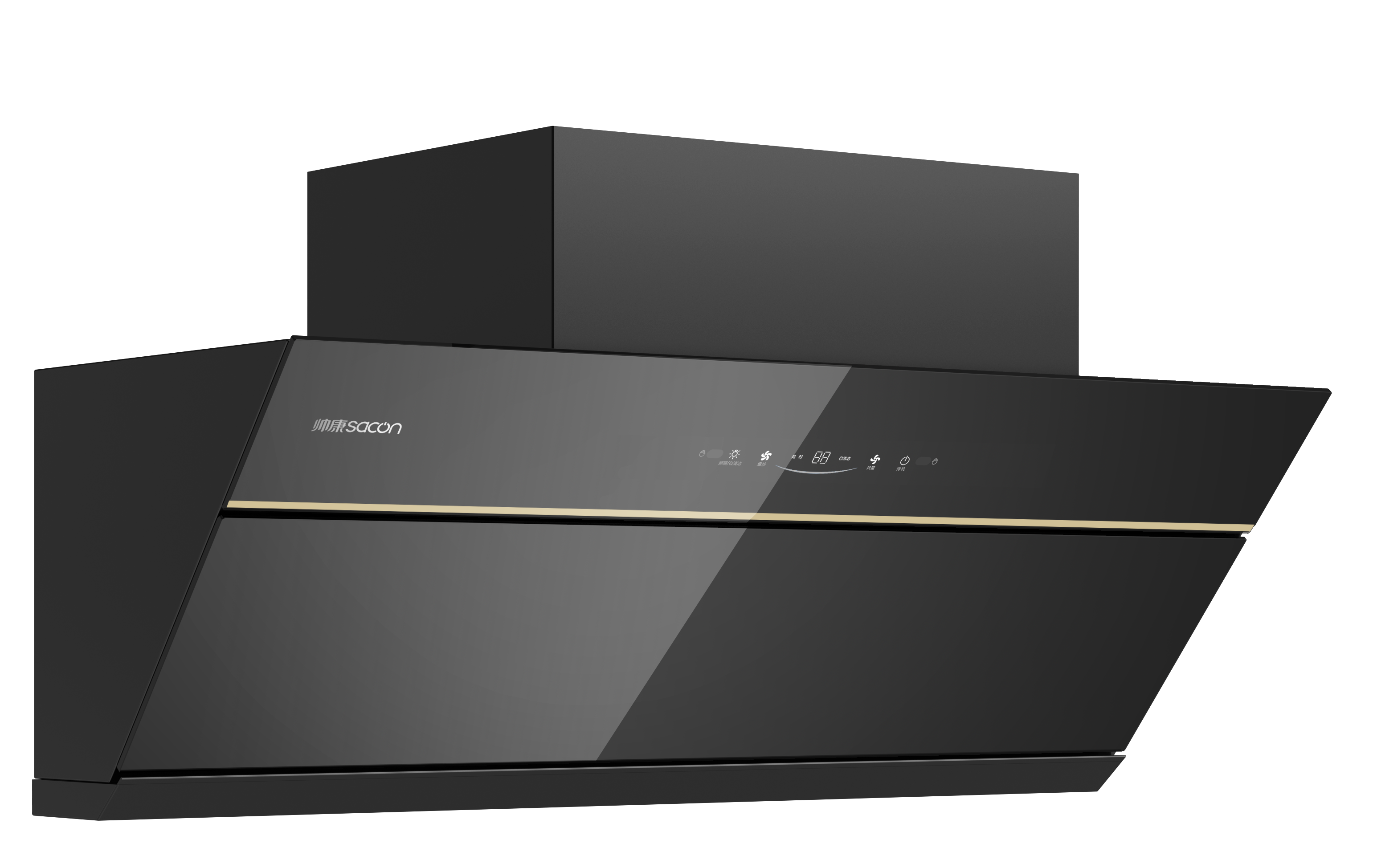 帅康CXW-298-C725侧吸油烟机一级能效 27m³大吸力 挥手感应 钢化玻璃面板