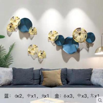 简约现代金属铁艺壁饰客厅沙发背景墙面装饰品壁挂件玄关立体墙饰三维工匠整装A款