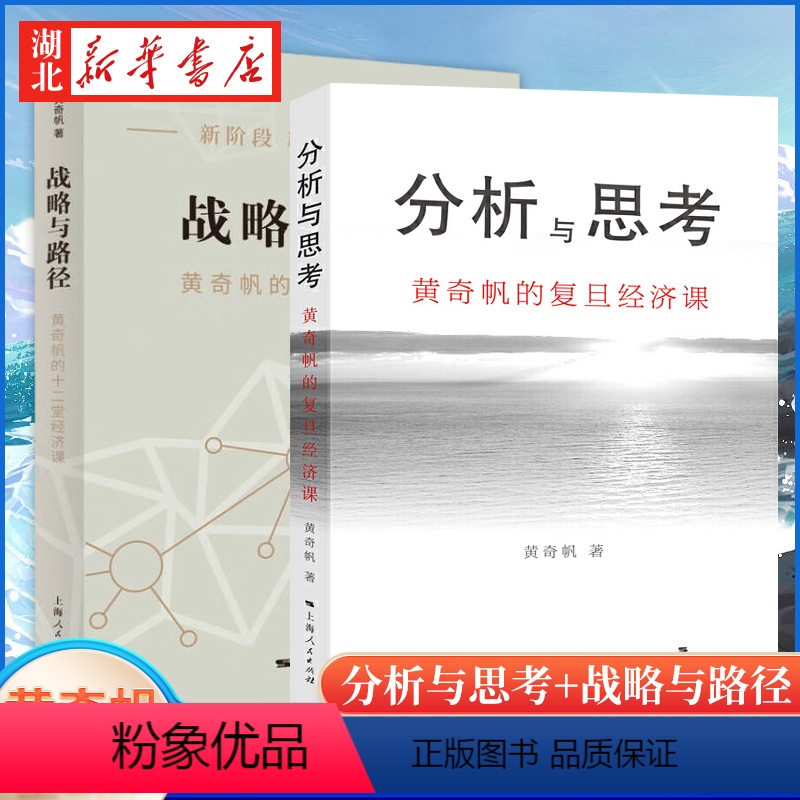 [正版]全2册分析与思考+战略与路径 黄奇帆的十二堂复旦经济课 从资本市场到货币制度解读中国经济发展 上海人民出版社