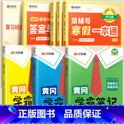 寒假一本通[苏教版]+学霸笔记语数英下册[苏教版] 小学三年级 [正版]2024寒假一本通小学一年级上册寒假作业二年级三