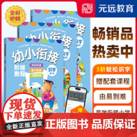 元远教育 识字全3册-幼小衔接阶梯教程-赠线上课程学前幼儿园大班中班小班一年级3-4-5-6岁幼升小老师 幼小衔接阶梯教
