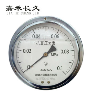 嘉禾长久+耐震压力表轴向带边检测定制型+YTN150ZT+块