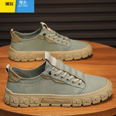 聚范冰丝布鞋2024春季新款透气男鞋软底帆布鞋一脚蹬懒人板鞋男休闲鞋