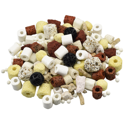 鱼缸过滤材料细菌屋滤材陶瓷环生化球活性炭水族箱十合一净水滤材