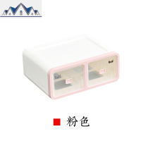 内衣内裤袜子收纳盒三合一宿舍家用抽屉式塑料防尘分格整理箱 三维工匠