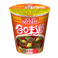 日清(NISSIN) 合味道意大利牛肉味*1杯 速食方便面泡面杯面煮面