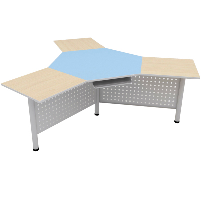 异形钢木桌 PTZ020155 2230*1960*760mm