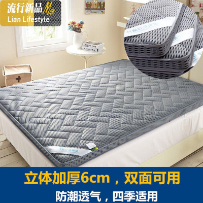 。2019床垫1.5m1.8米双人1.2米单经济型软硬两用椰棕弹簧乳 三维工匠