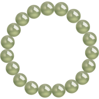 周大福新中式简约经典浅清和田玉手链手串GEV4女友礼物