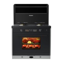 美大MEIDA蒸烤一体集成灶X80-ZK(MD2XZK) 大容量 大火力 恒温置物台 触控操控 自清洁 液化气