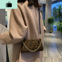 小包包女2020春季新款F L法棍包女腋下包百搭时尚单肩斜挎小方包NEW LAKE 图片色女士单肩包