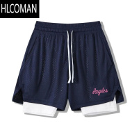 HLCOMAN新款美式短裤男夏季速干健身假运动裤骑行跑步训练四分篮球裤