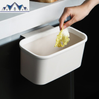 厨房垃圾桶挂式壁式橱柜可悬挂式垃圾桶办公室收纳桶免打孔 三维工匠