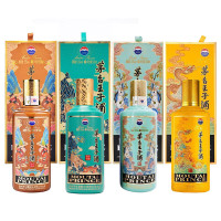 茅台王子酒生肖酒 周岁封酒 53度 酱香型白酒500ml 收藏 送礼 53度 500mL* 4瓶 龙兔虎牛组合