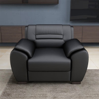 臻远 ZY-SFZH-18 办公沙发茶几组合简约现代接待室会客区轻奢商务沙发 西皮单人位