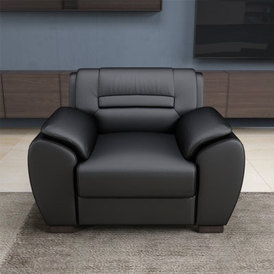 臻远 ZY-SFZH-18 办公沙发茶几组合简约现代接待室会客区轻奢商务沙发 西皮单人位