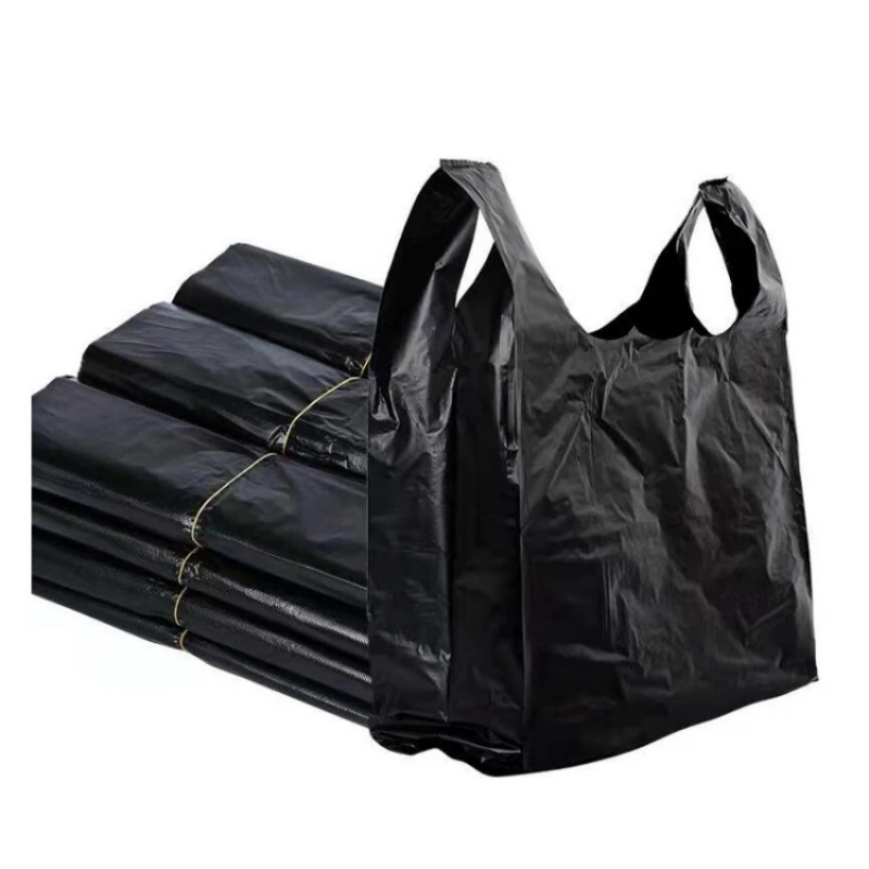 [鑫志友]黑色手提塑料袋 加厚特厚厨余垃圾袋 加厚2.5丝57*60cm 100个/捆