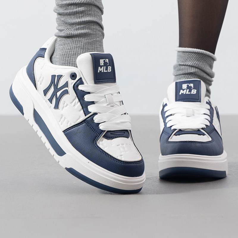 MLB鞋板鞋MONOGRAM低帮中性鞋四季款3ASXM075N-50NYS