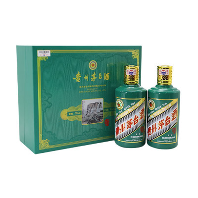 茅台(MOUTAI) 生肖 壬寅虎年 酱香型白酒 53度 375ml*2瓶 礼盒装
