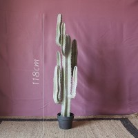 家柏饰(CORATED)仿真大型仙人掌盆景仙人柱墨西哥天轮柱装饰摆件落地 Carnegiea萨瓜罗巨柱