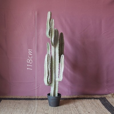 家柏饰(CORATED)仿真大型仙人掌盆景仙人柱墨西哥天轮柱装饰摆件落地 Carnegiea萨瓜罗巨柱