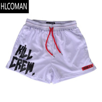 HLCOMAN运动网眼速干潮牌男新款练腿训练三分裤肌肉健身长跑篮球短裤