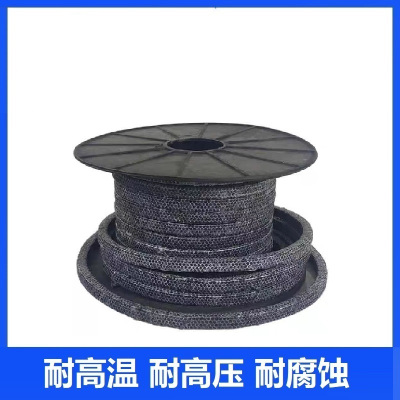 盛京联硕 碳纤维盘根耐高温耐磨编织绳 25*25mm (10公斤) 卷