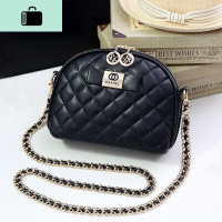 菱格链条包包新款学院风斜挎包女士小包日韩版简约百搭单肩包女包NEW LAKE女斜挎包