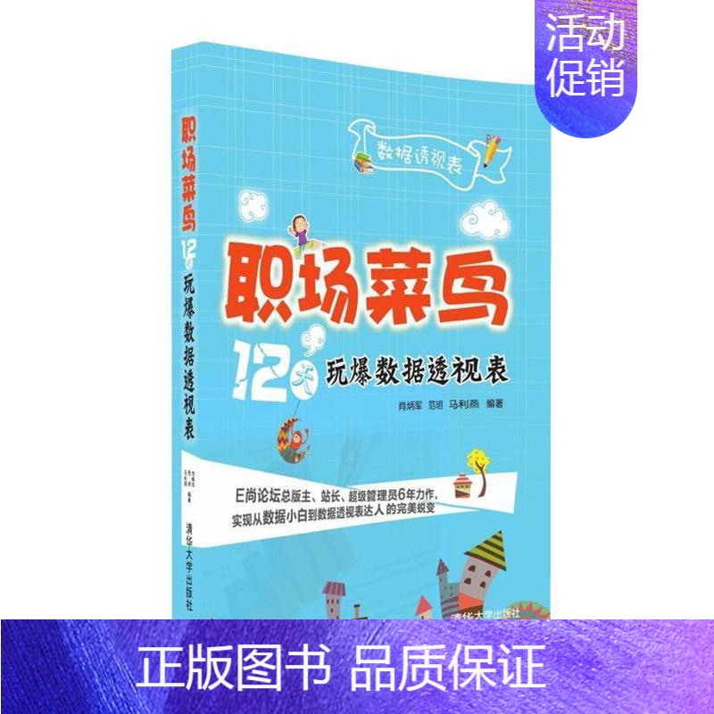 [正版]职场菜鸟12天玩爆数据透视表肖炳军表处理软件 书计算机与网络书籍