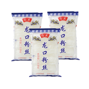 鲁花粉丝200g*3山东特产绿豆花甲粉丝 600g