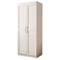 班龙实木衣柜80*56*196cm白色台