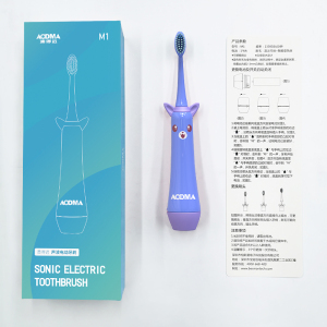 澳得迈电动牙刷-儿童款M1 蓝色 软毛儿童电动牙刷声波磁悬浮震动 全身水洗不伤牙齿