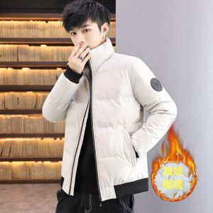 衣男冬季新款加厚棉袄短款立领休闲棉服外套