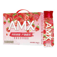 伊利安慕希非有机丹东大草莓奶昔风味酸奶230g*10瓶