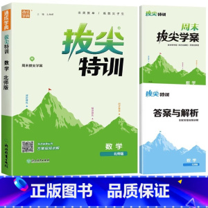 [单本]数学(北师大) 六年级下 [正版]三年级下册拔尖特训一年级二年级四五六年级上册语文数学英语人教版pep北师大苏教