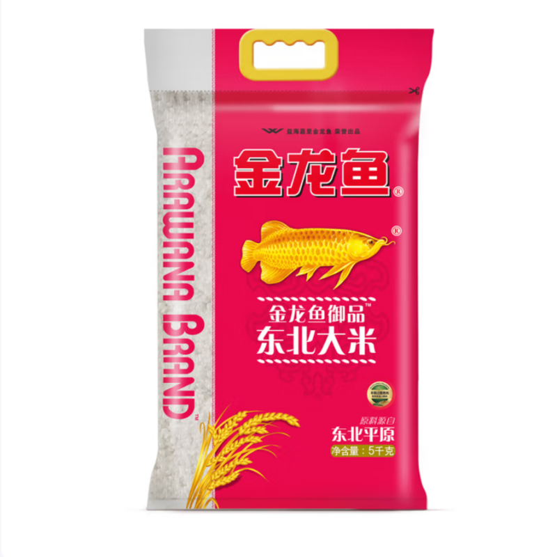 金龙鱼 御品东北大米 5KG 健康放心选择