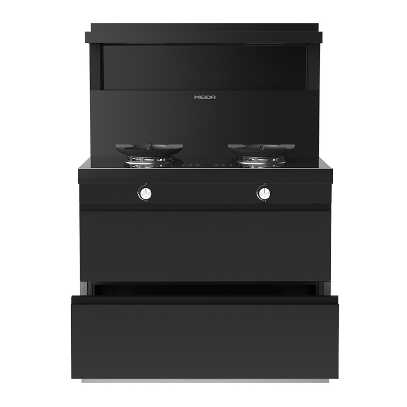 [新品]美大MEIDA二星消毒柜集成灶X70-A 智慧双变频 猛火节能 智能触控 自清洁,钢化玻璃面板 烟灶套装 液化气