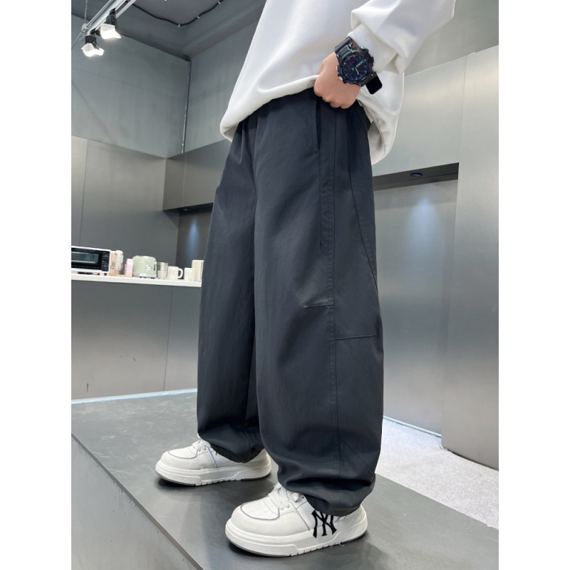 男童休闲裤春秋2026新款儿童大童男孩初中生直筒宽松长裤春装