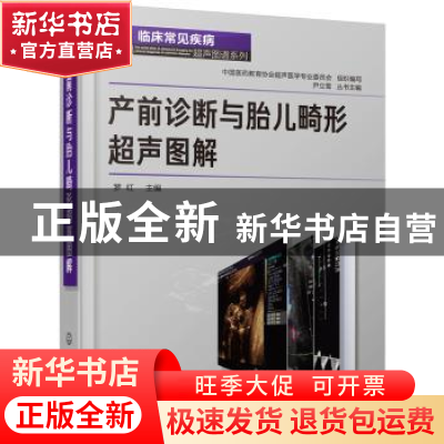 正版 产前诊断与胎儿畸形超声图解 罗红 主编 化学工业出版社 978