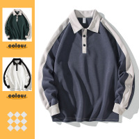 卫衣男士春秋季新款日系撞侣外套韩版潮牌感网红同款