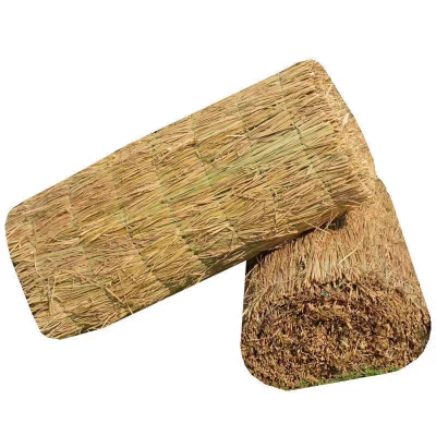 联岚保温防寒稻草帘道路防滑稻草垫草苫子/卷