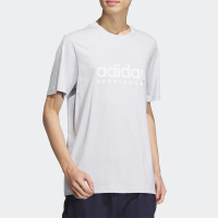 ADIDAS阿迪达斯短袖T恤运动休闲舒适针织圆领男女上衣JI9071 D