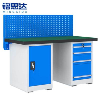 铭思达重型钳工操作台1.5米四抽一门张
