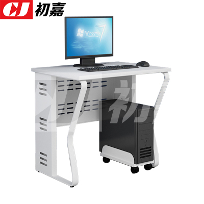 初嘉(CJ)钢架电脑桌培训桌机房电脑桌学习桌课桌 单人位M款